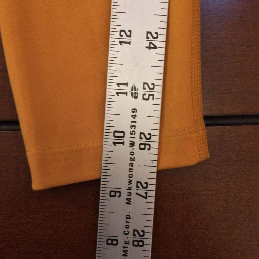 Girlfriend Collective small bright orange yellow leggings active - Picture 5 of 8